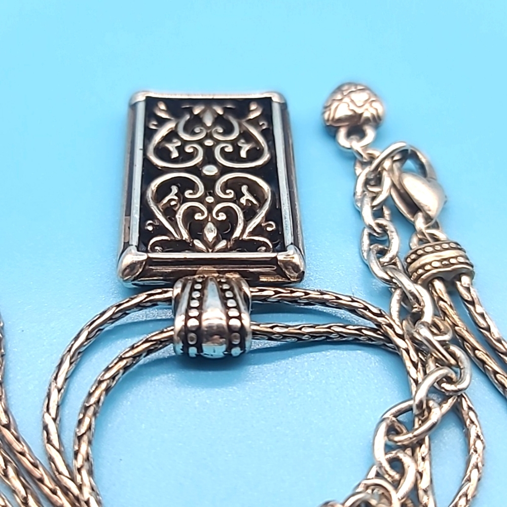 Brighton Berkeley Double Chain Openwork Scrolled … - image 5